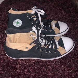 Custom, double at laced men’s converse size 12